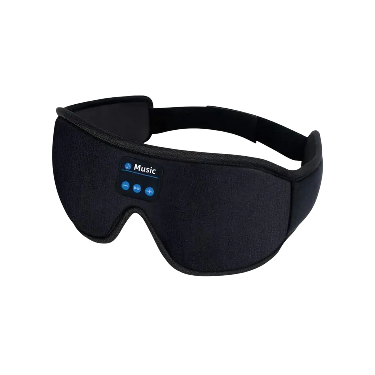 Bluetooth 5.0 sleep mask with built-in stereo speakers, no earbuds needed