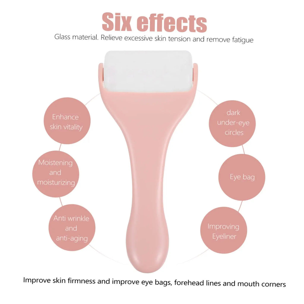 FrostGlow Cryo Cooling Roller — Soothe Redness & De-Puff
