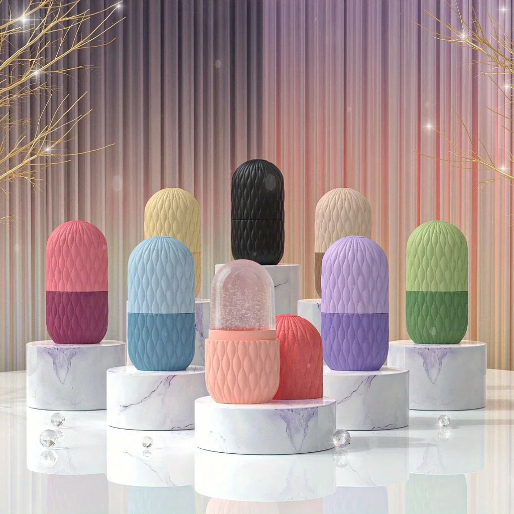 FrostGlow Ice Roller — Cooling Facial Massager for De-Puffing & Pores