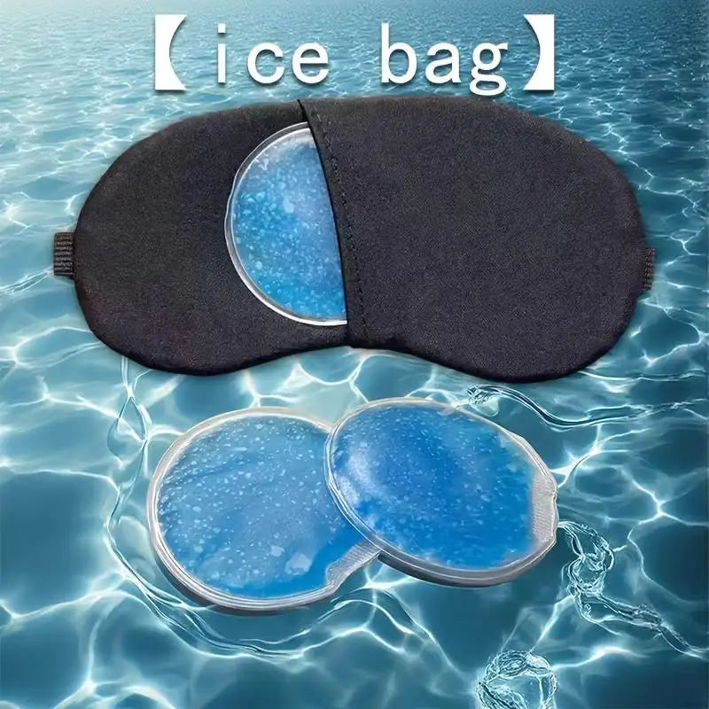 FrostGlow Hot & Cold Eye Compress — Reusable De-Puff Patches
