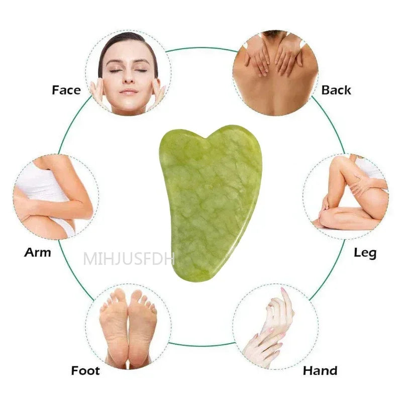 FrostGlow Jade Facial Roller — Cooling Lift & De-Puff
