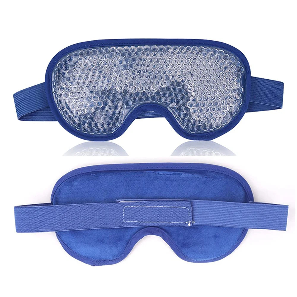 FrostGlow Cooling Gel Eye Mask — Reusable De-Puff Compress
