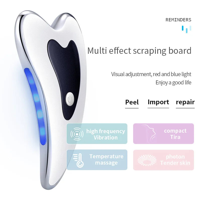 FrostGlow Electric Gua Sha — Heated Sculpting & Lifting Device