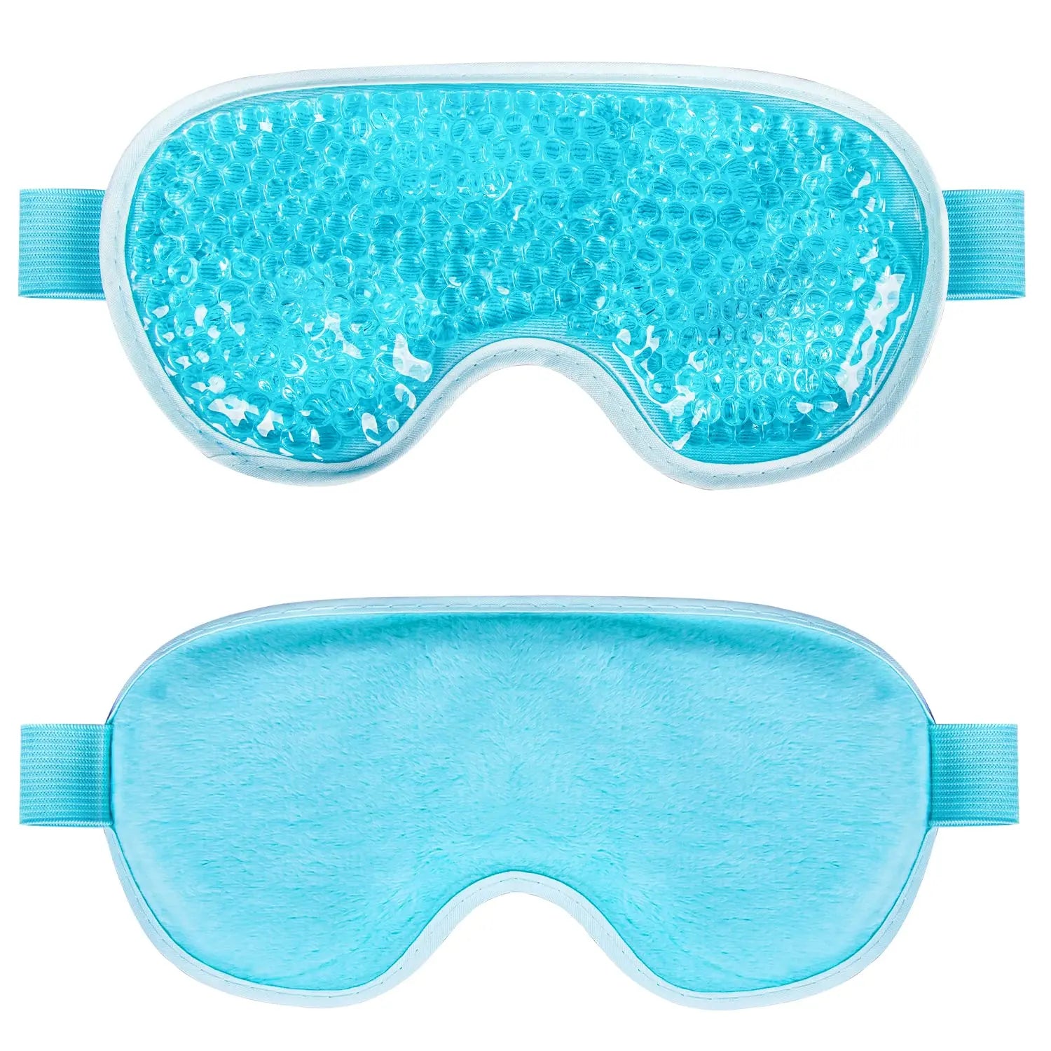 FrostGlow Cooling Gel Eye Mask — Reusable De-Puff Compress
