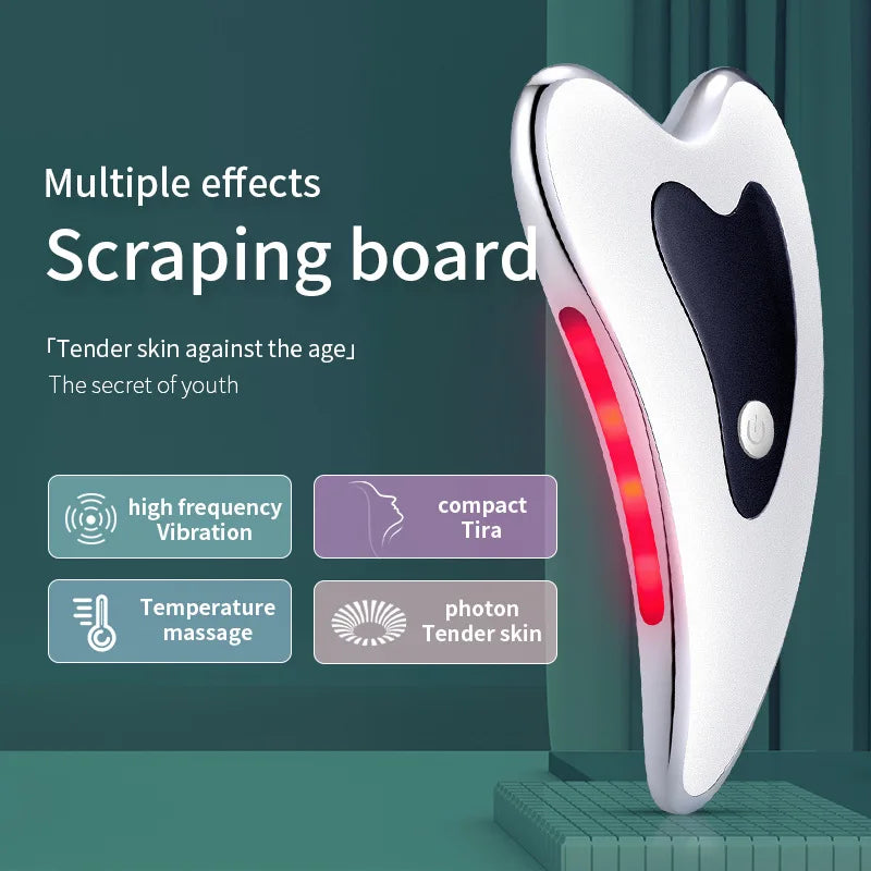FrostGlow Electric Gua Sha — Heated Sculpting & Lifting Device