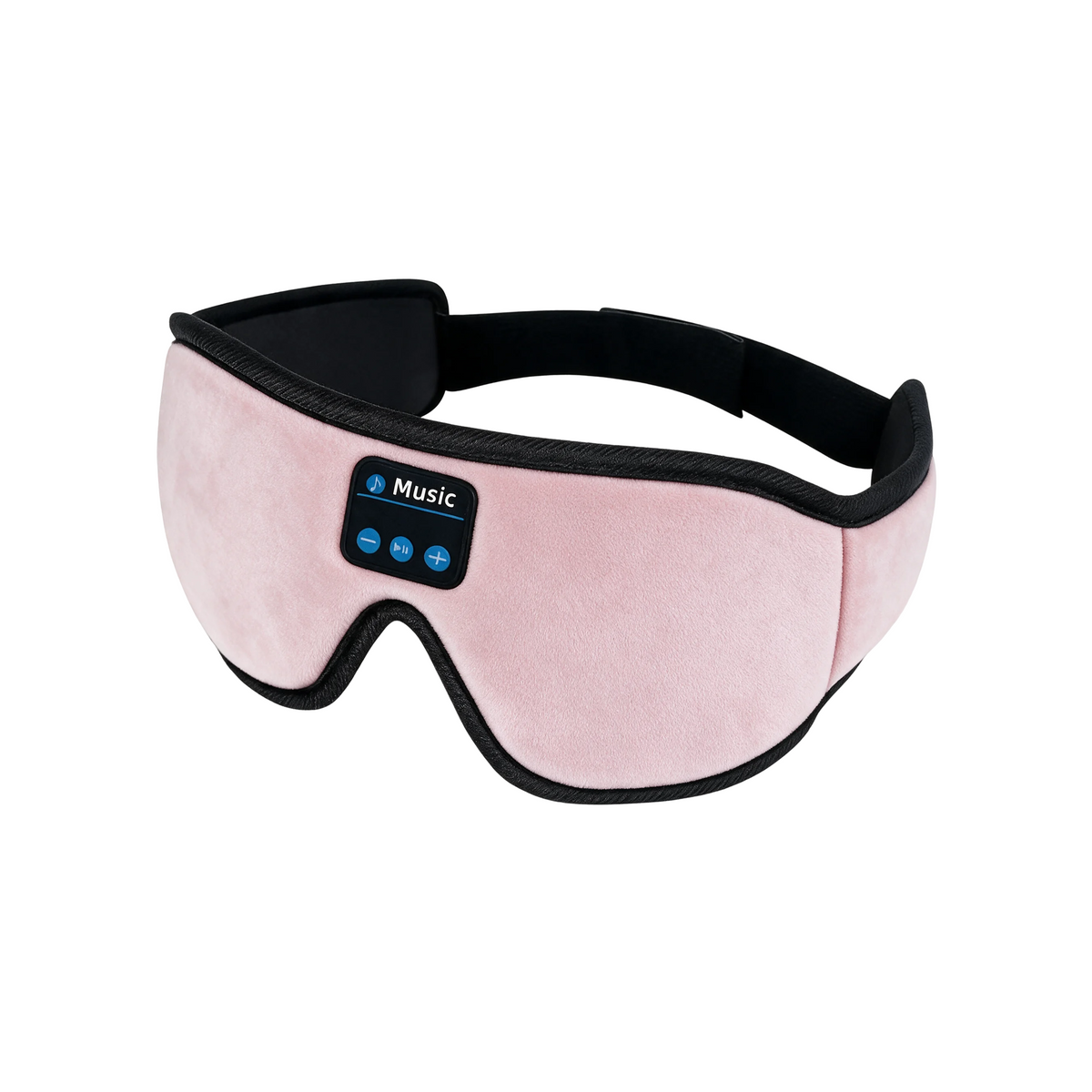 Adjustable elastic strap on the FrostGlow Bluetooth sleep mask