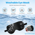 FrostGlow warm silk eye mask cordless heated compress