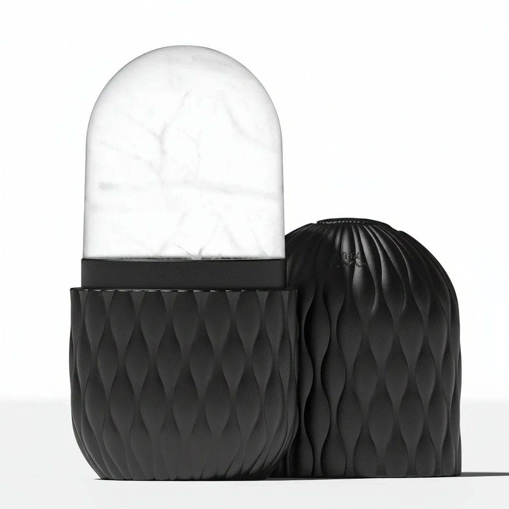 FrostGlow Ice Roller — Cooling Facial Massager for De-Puffing & Pores